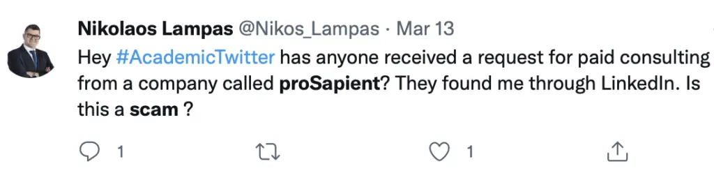 is prosapient fake or a scam?
